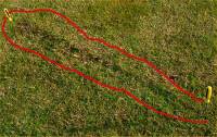 ME109 furrow in grass