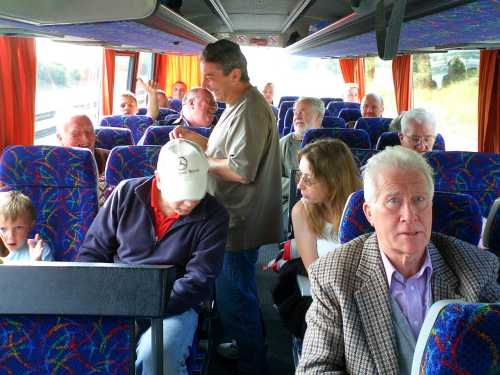 Coach on the way up