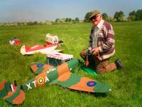 Ken Denyer and Spitfire
