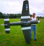 Razor back Mustang with Zenoah 64