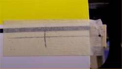 Stick masking tape