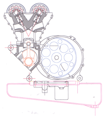 Benelli 350 engine