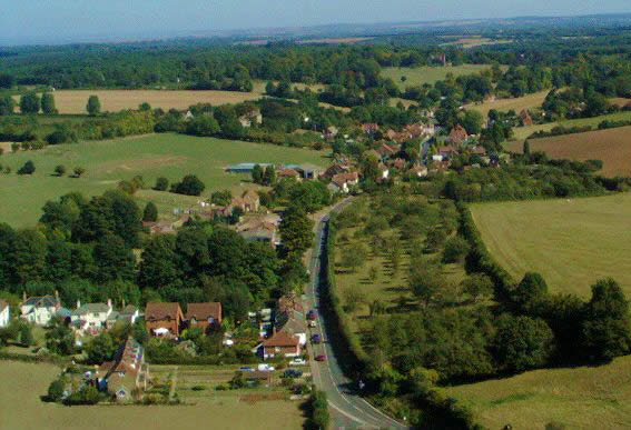 Aerial Picture Westend of Doddington 2003