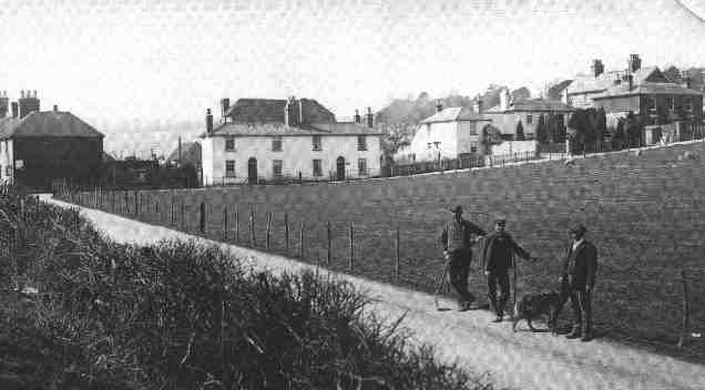 Westend 1900 the field in the foreground became the playing field