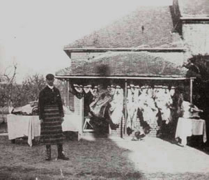 Bygone Picture of the Butchers in Doddington