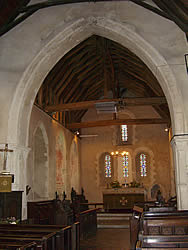 Chancel Arch from Nave Doddington church