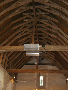 Doddington Church Chancel ceiling