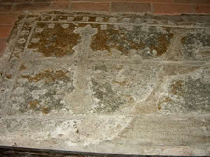 Richard of Sharsted Grave Stone Doddington Church