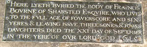 Francis Bourne Grave Doddington Church