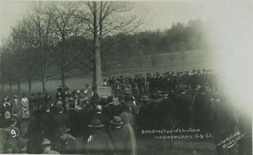 Doddington & Newnham War Memorial Unveiling & Dedication 1921